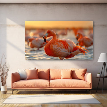 Flamingo Bird Painting